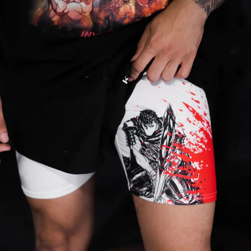 Y2K Summer Men Streetwear Anime Berserk Oversize Active Athletic Gym Short Pants Training Fitness Workout Track Shorts ClothesEstaliosFitEstaliosFit184448753;2026057;17781803506nACL