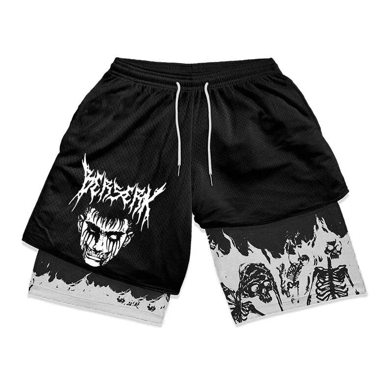 Y2K Summer Men Streetwear Anime Berserk Oversize Active Athletic Gym Short Pants Training Fitness Workout Track Shorts ClothesEstaliosFitEstaliosFit184448759;2026057;1778180350JijA1