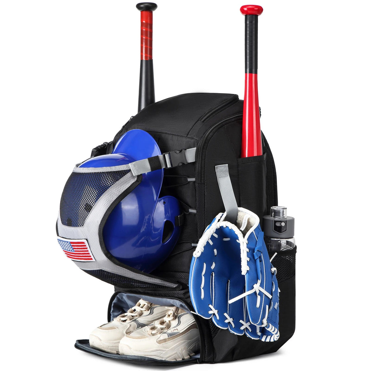 Youth Baseball Equipment Backpack with Dedicated Shoe CompartmentEstaliosFitEstaliosFit184218380;2026052;1777703623nw8Oz