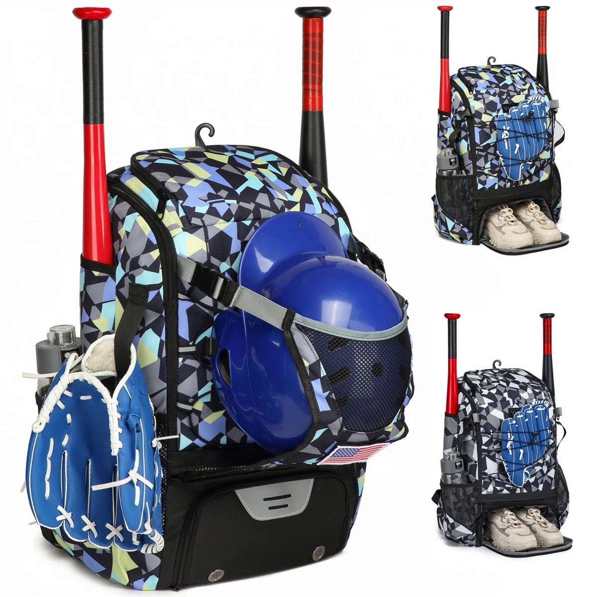 Youth Baseball Equipment Backpack with Dedicated Shoe CompartmentEstaliosFitEstaliosFit184218378;2026052;17777036232OnUj