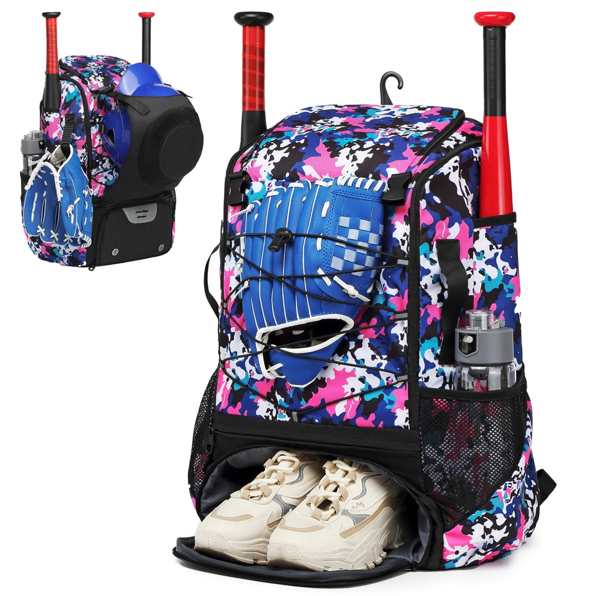 Youth Baseball Equipment Backpack with Dedicated Shoe CompartmentEstaliosFitEstaliosFit184218379;2026052;1777703623Gu72g